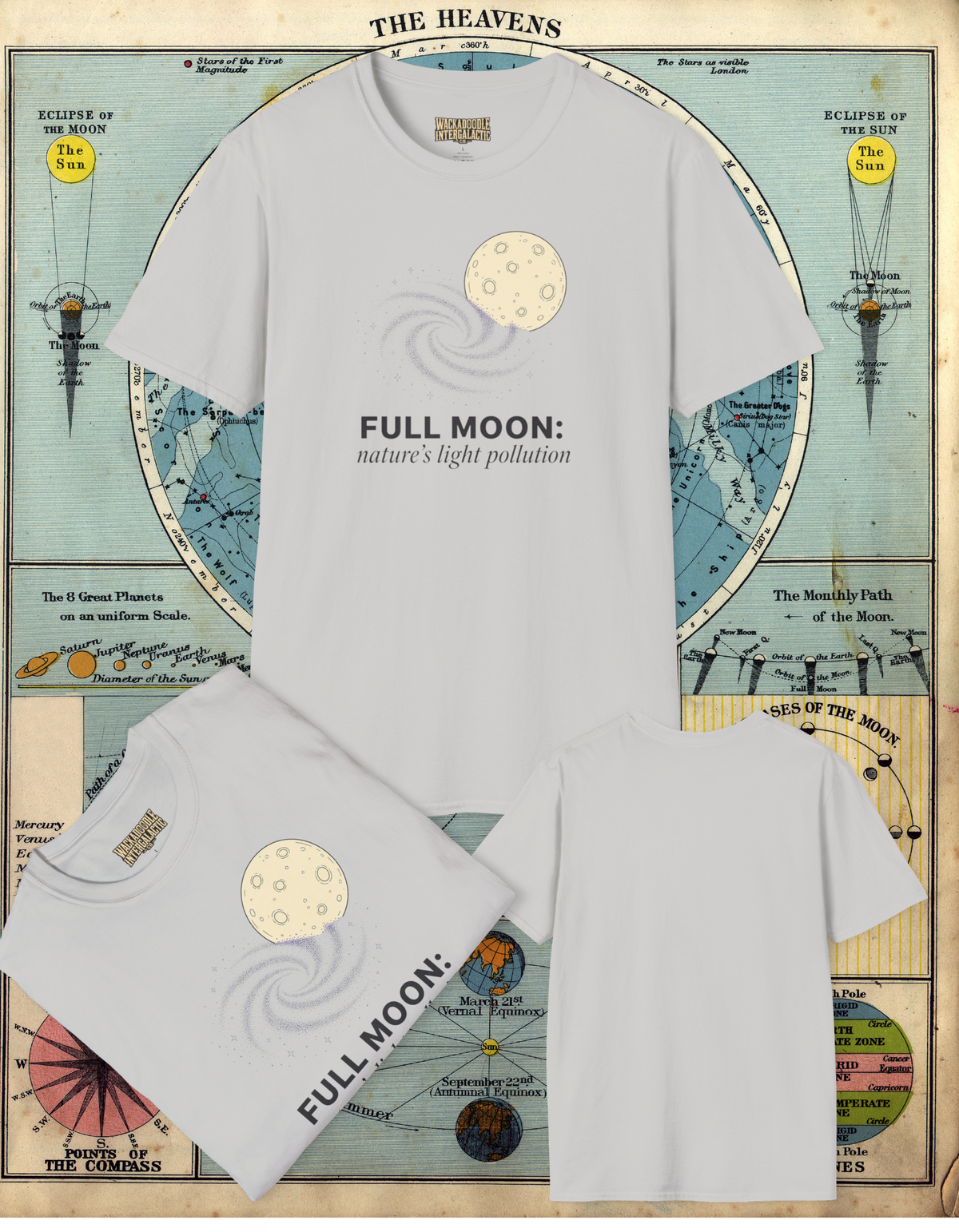 Full Moon Light Pollution T-Shirt