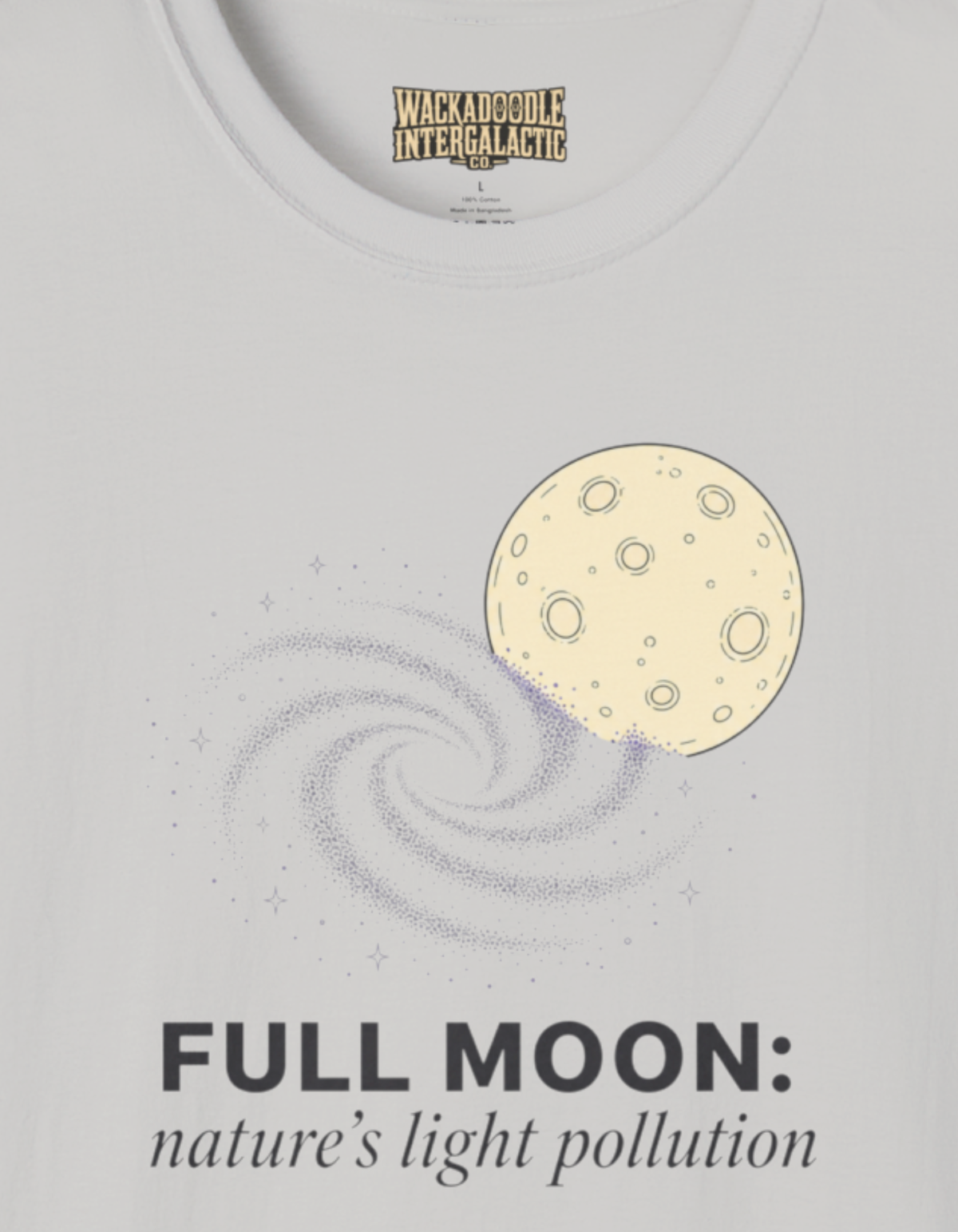 Full Moon Light Pollution T-Shirt