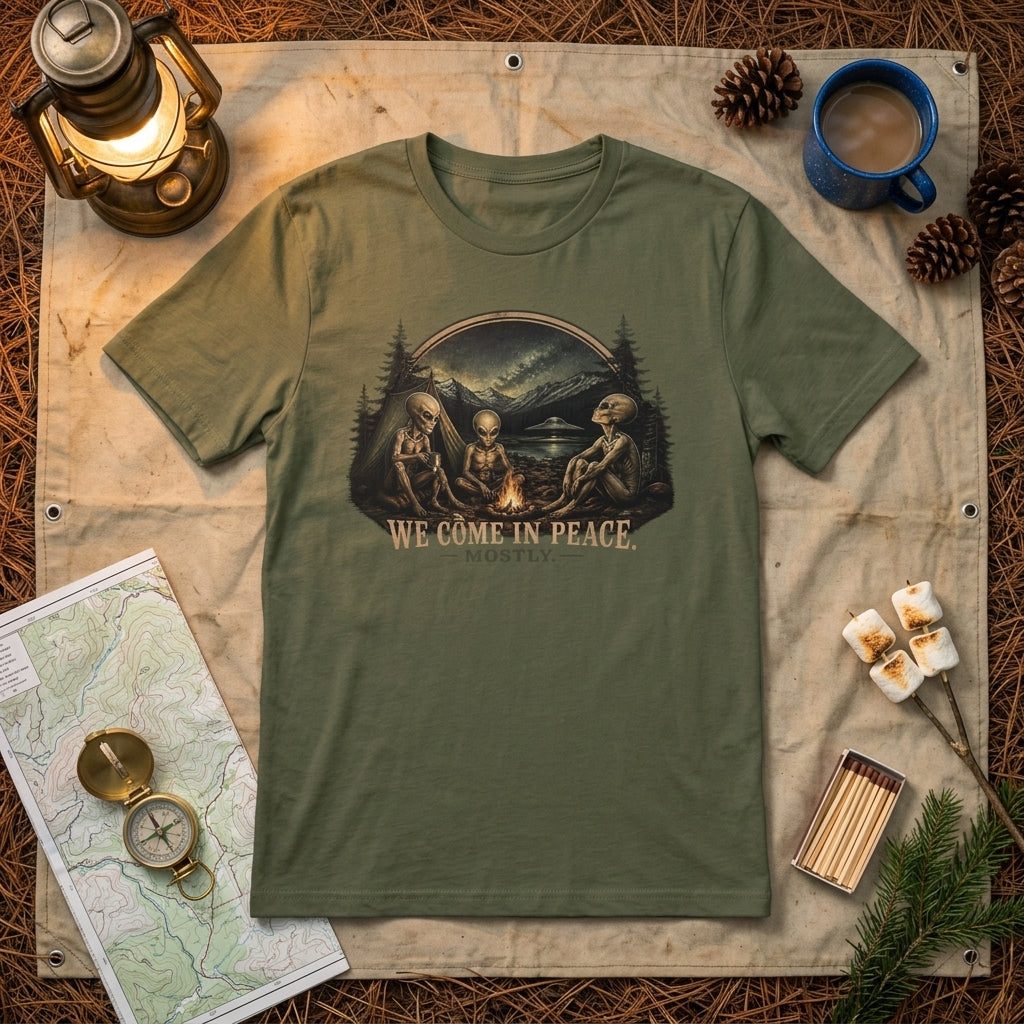 We Come in Peace Mostly T-Shirt