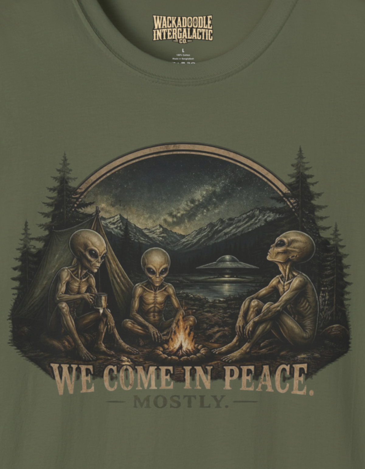 We Come in Peace Mostly T-Shirt