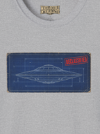 Declassified UFO Blueprint T-Shirt