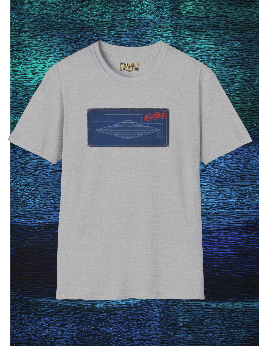 Declassified UFO Blueprint T-Shirt