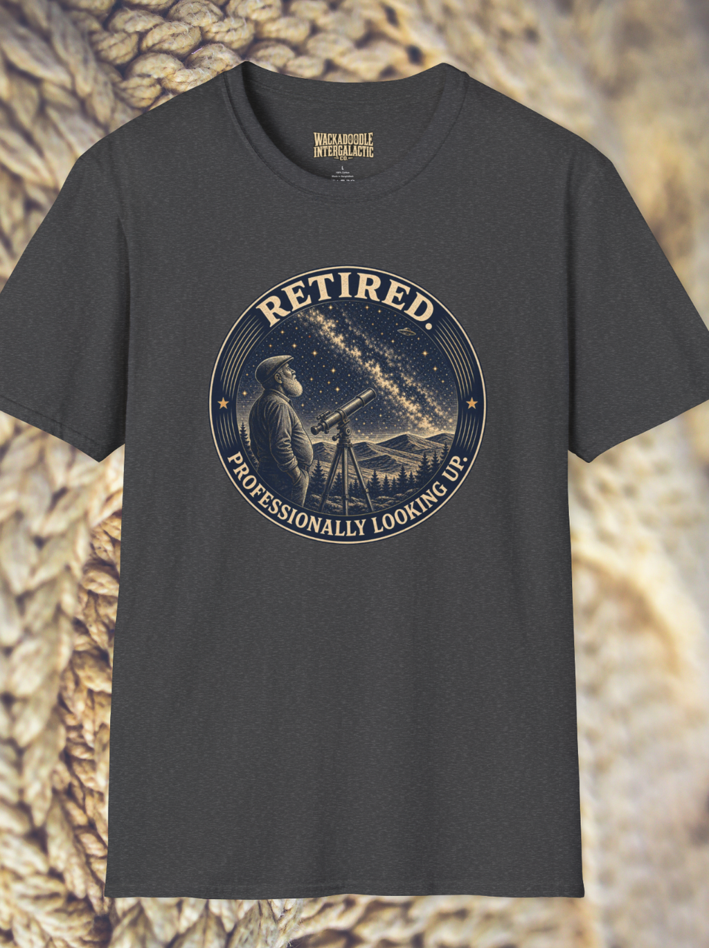 Retired Professionally Looking Up T-Shirt