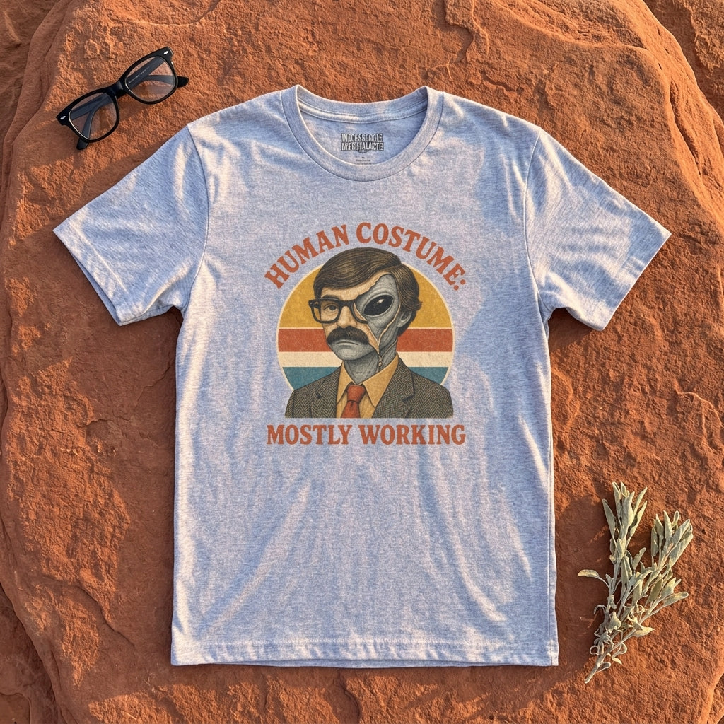 Human Costume Mostly Working T-Shirt