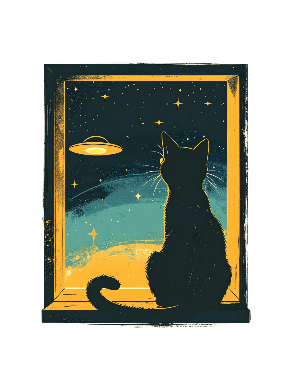 The Cat Knows Something T-Shirt