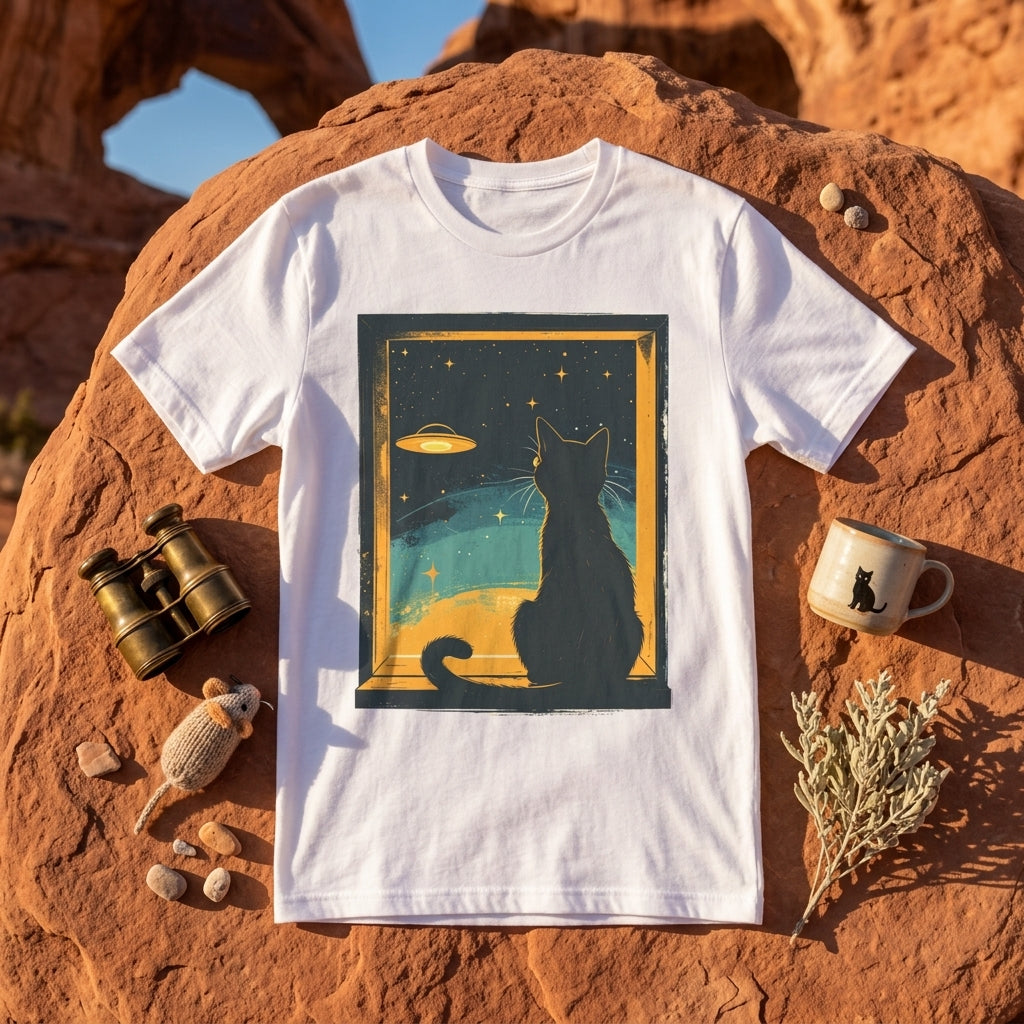 The Cat Knows Something T-Shirt