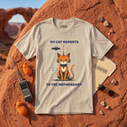 My Cat Reports to the Mothership T-Shirt