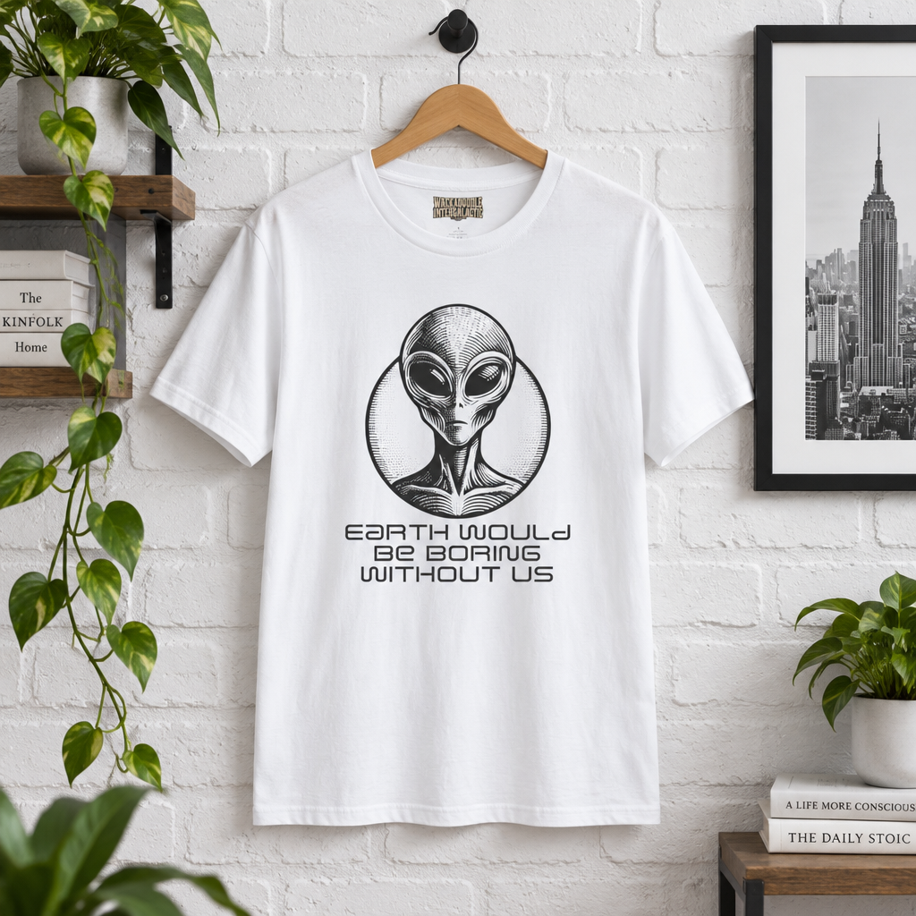 Earth Would Be Boring Without Us  T-Shirt