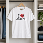 I Heart Aliens T-Shirt