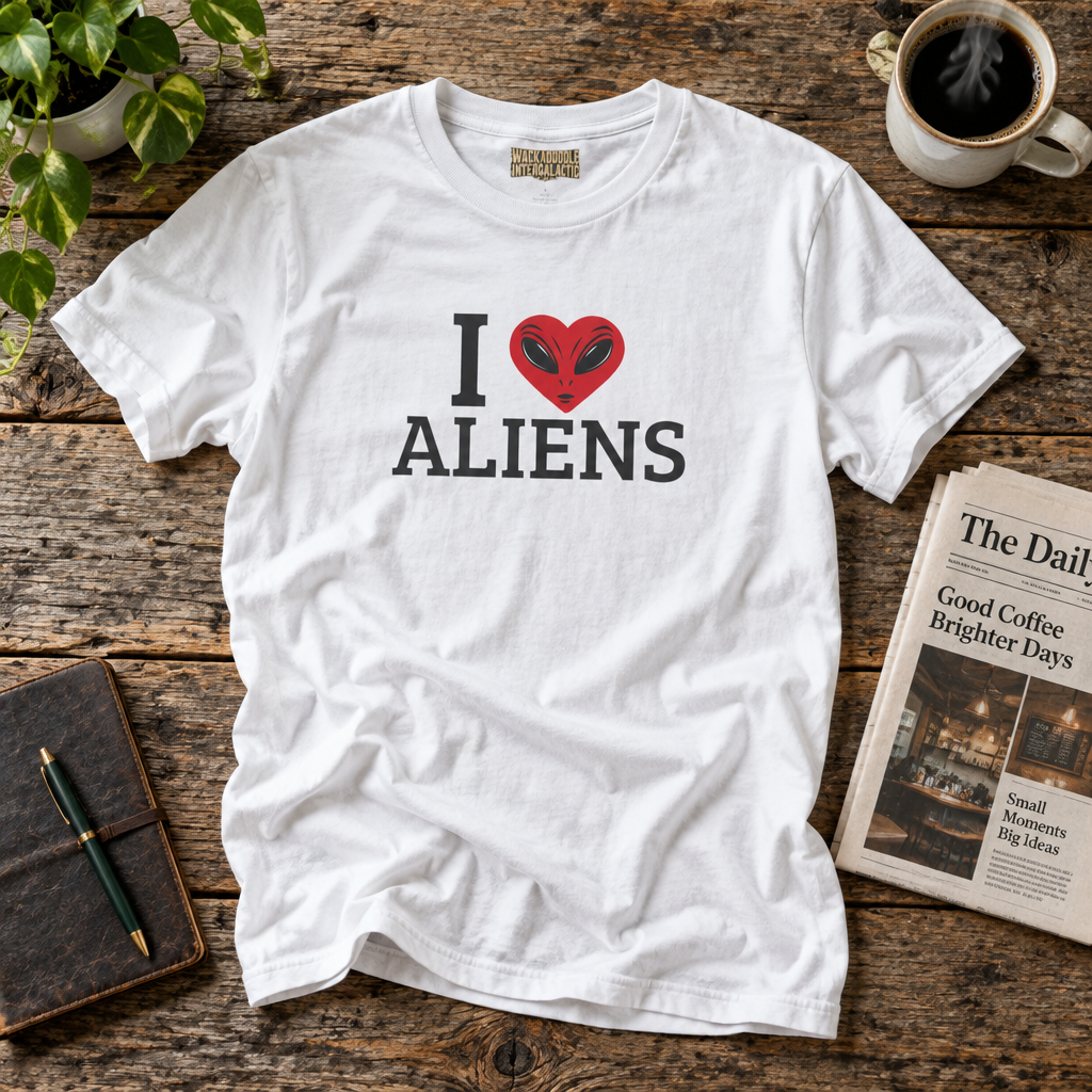 I Heart Aliens T-Shirt