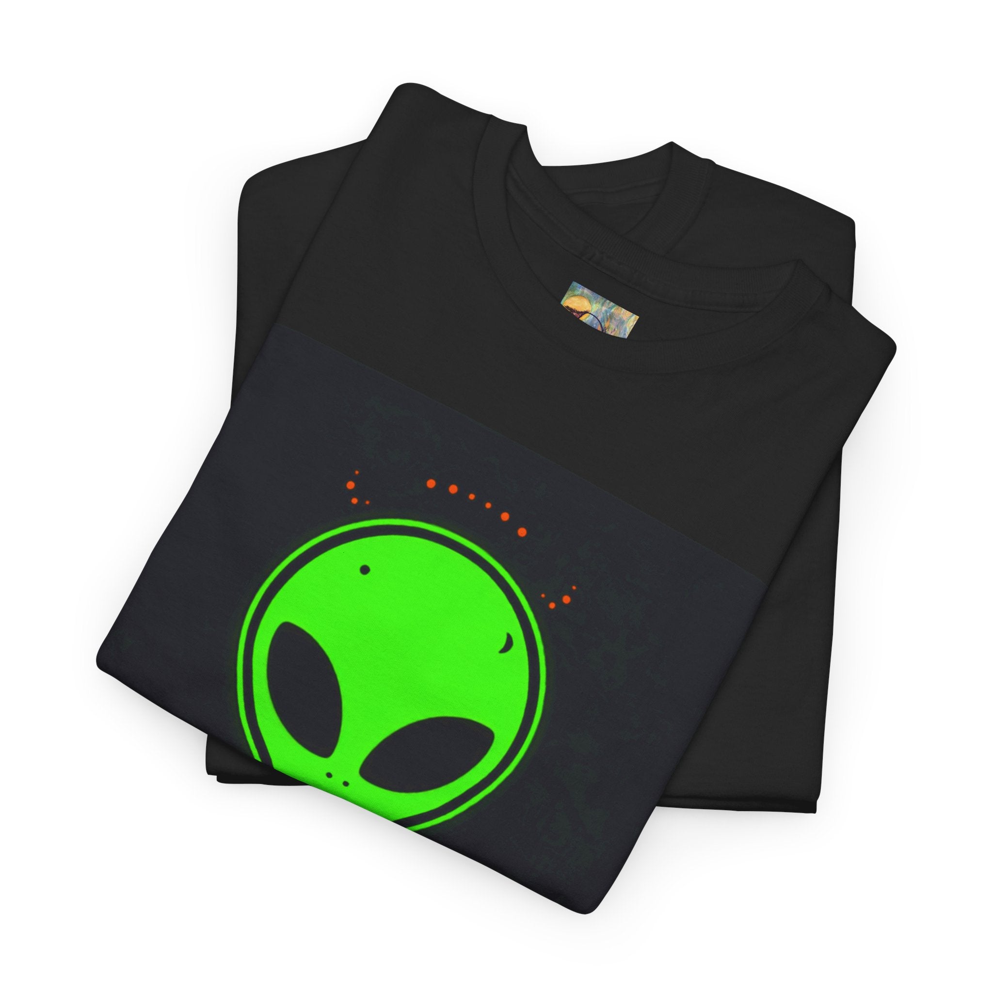 Alien tacos tee full body lifestyle shot