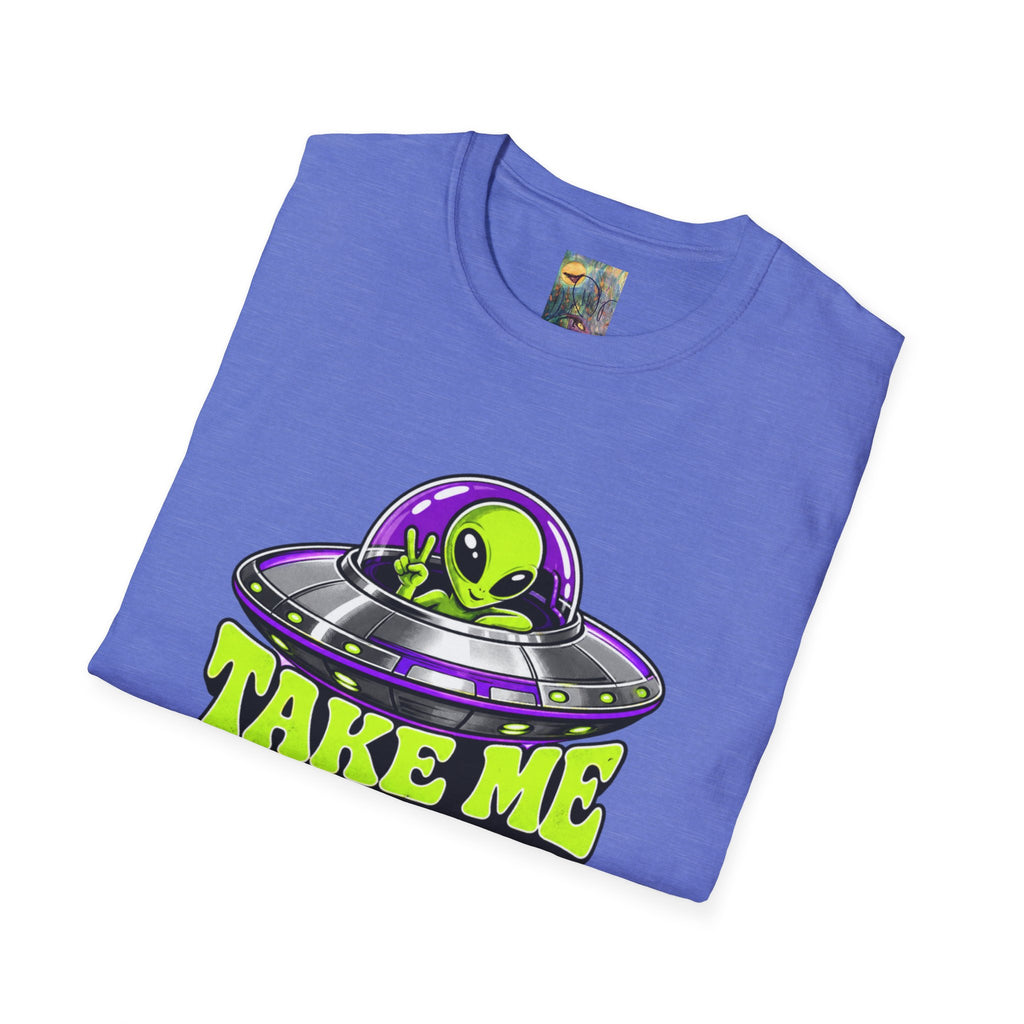 Alien UFO T‑Shirt — "Take Me to Your Dealer" Graphic Tee