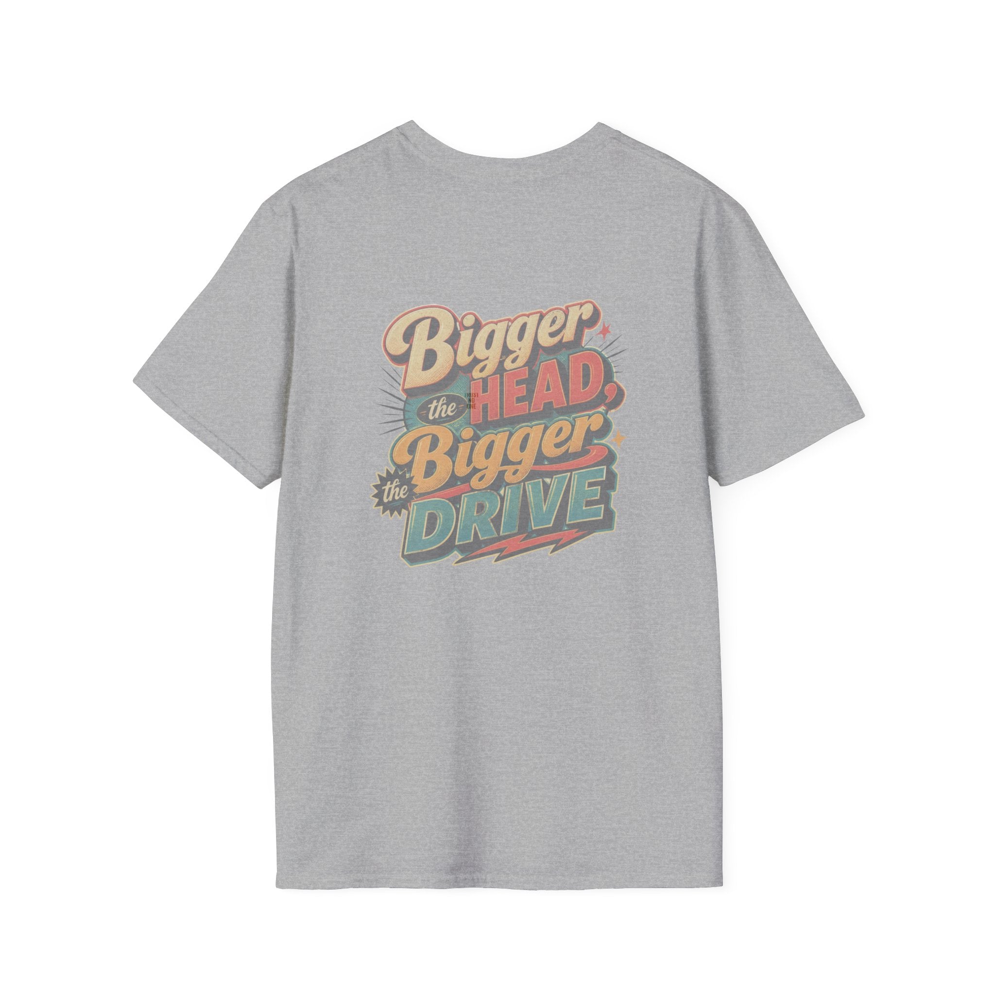 Alien Golfer T‑Shirt : The Bigger the Head, The Bigger the Drive"— Vintage Space Golf Graphic Tee