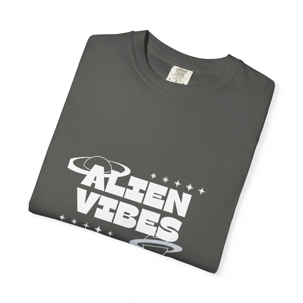 Alien Vibes T-Shirt — Retro Space Graphic Tee