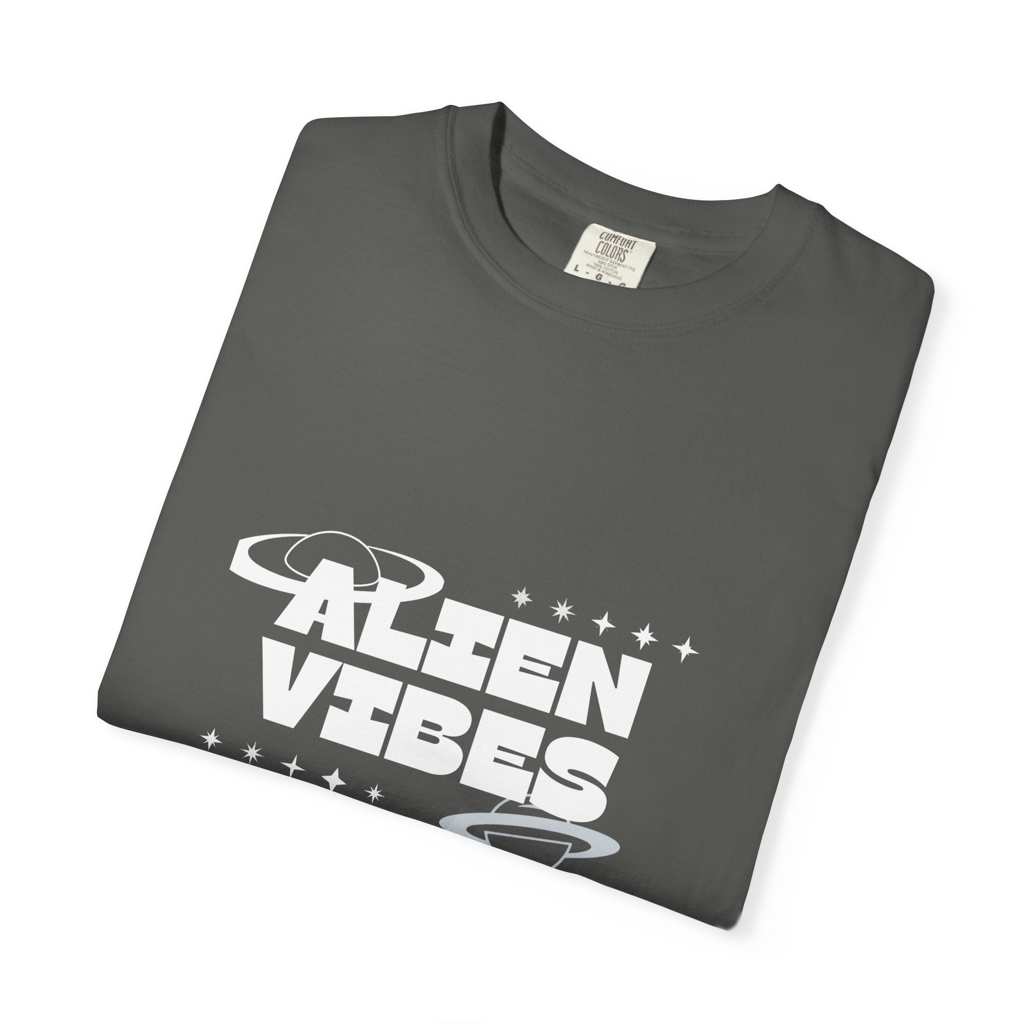 Alien Vibes T-Shirt — Retro Space Graphic Tee