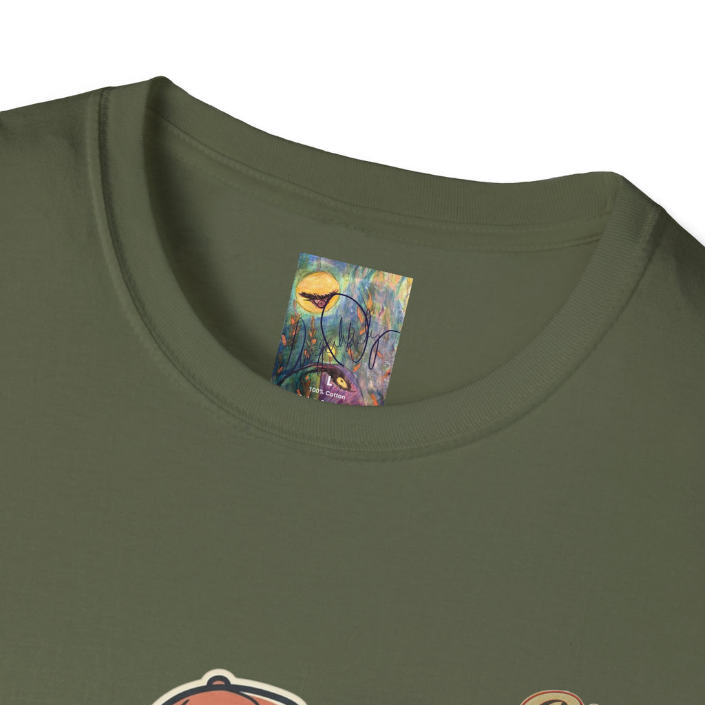 Alien Golfer T‑Shirt : The Bigger the Head, The Bigger the Drive"— Vintage Space Golf Graphic Tee
