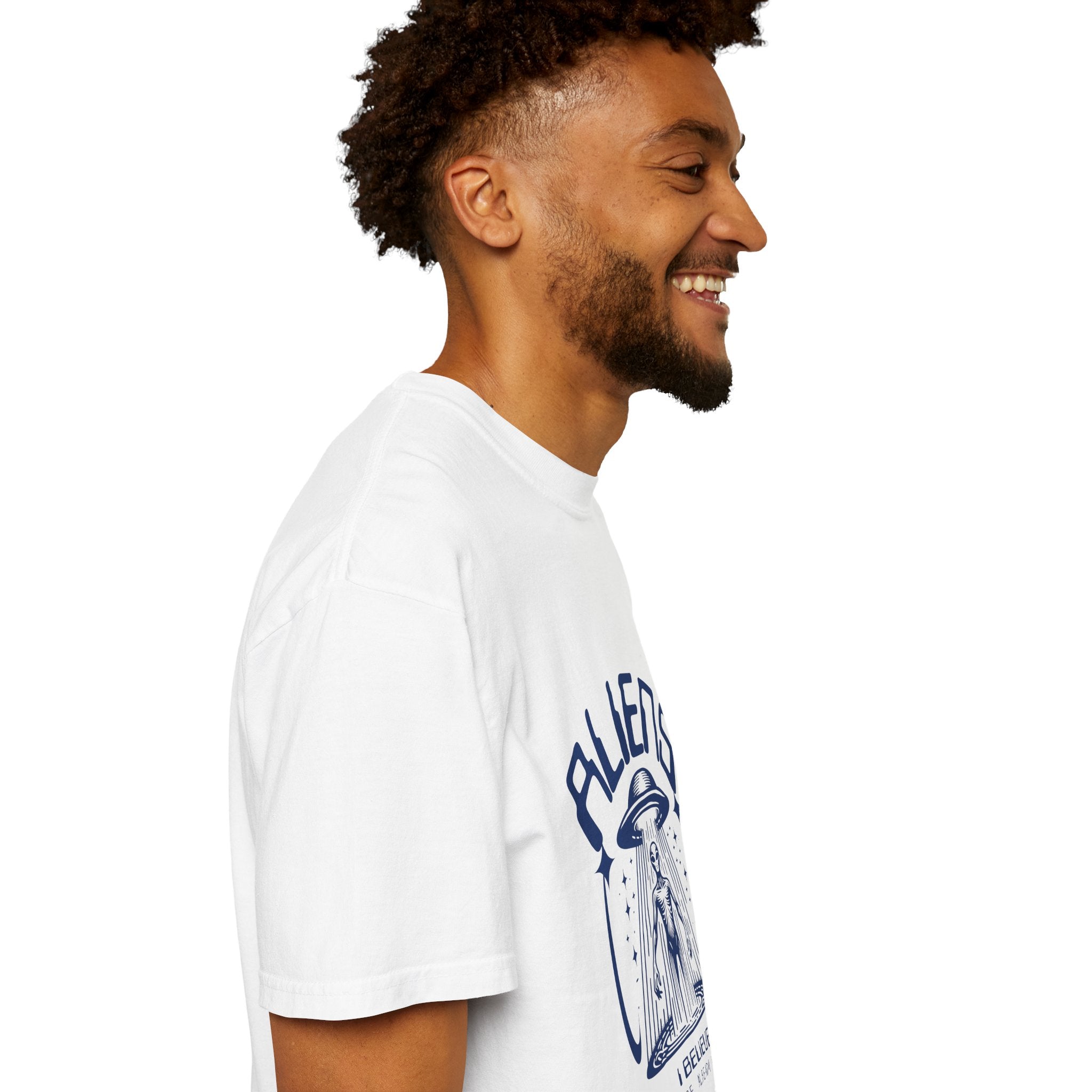 Aliens I Believe They are Already Here Graphic T-Shirt — UFO Abduction Retro Tee