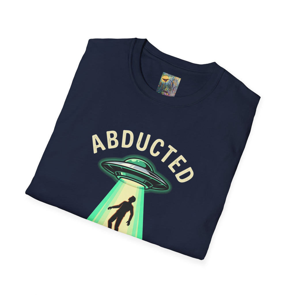 "Well That Escalated Quickly" Abducted UFO Tee — Retro Alien Abduction Graphic T-Shirt