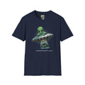 Alien UFO T-Shirt — Cute Green Alien Abduction Graphic Tee