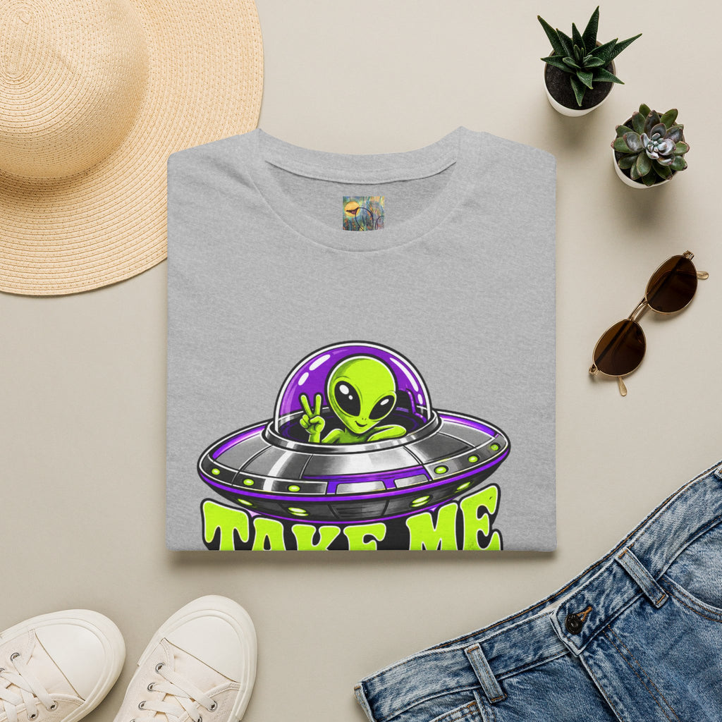 Alien UFO T‑Shirt — "Take Me to Your Dealer" Graphic Tee