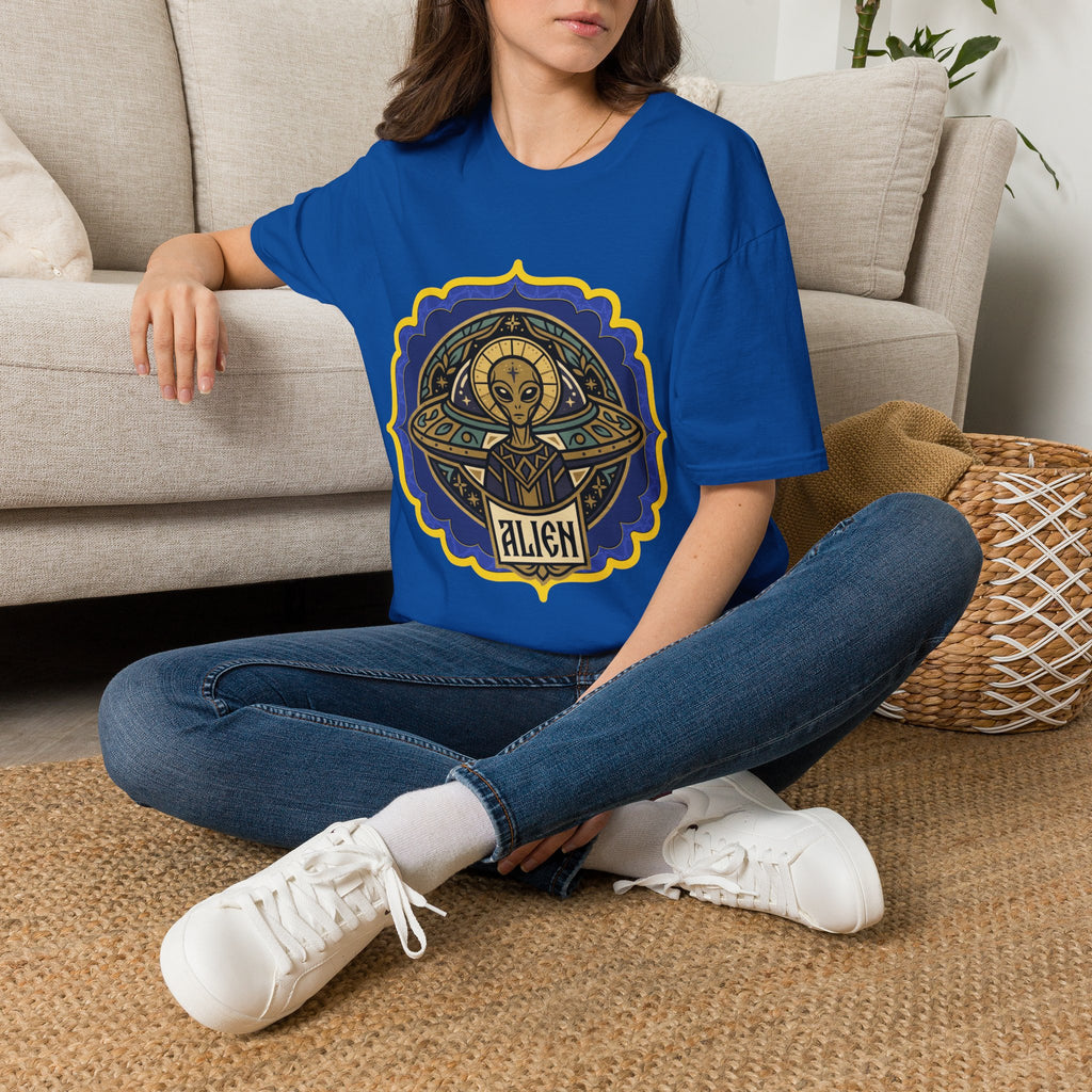 Alien T‑Shirt — Byzantine UFO Graphic Tee