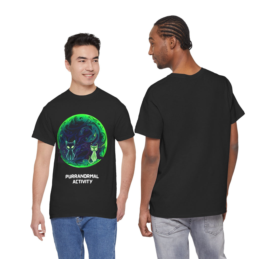 Purranormal Activity T-Shirt — Mystical Cat Moon Halloween Tee
