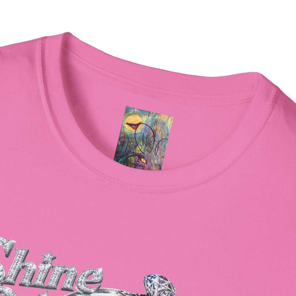 Shine Bright Like An Alien T-Shirt — Retro UFO Graphic Tee