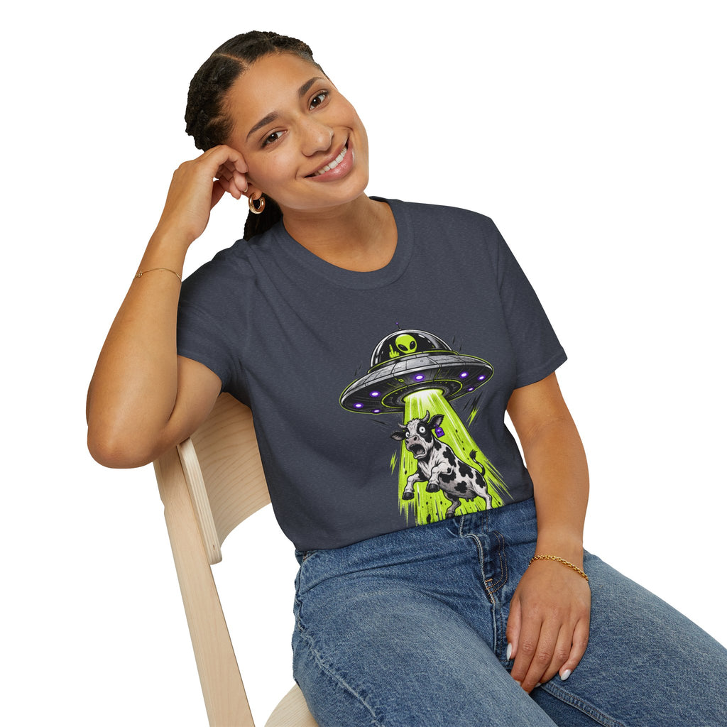 "I do what I want" T-Shirt — Alien UFO Abduction Cow Graphic Tee