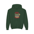 Santa's Alien Elves Youth Hoodie — Merry Christmas Cute Alien UFO Holiday Sweatshirt