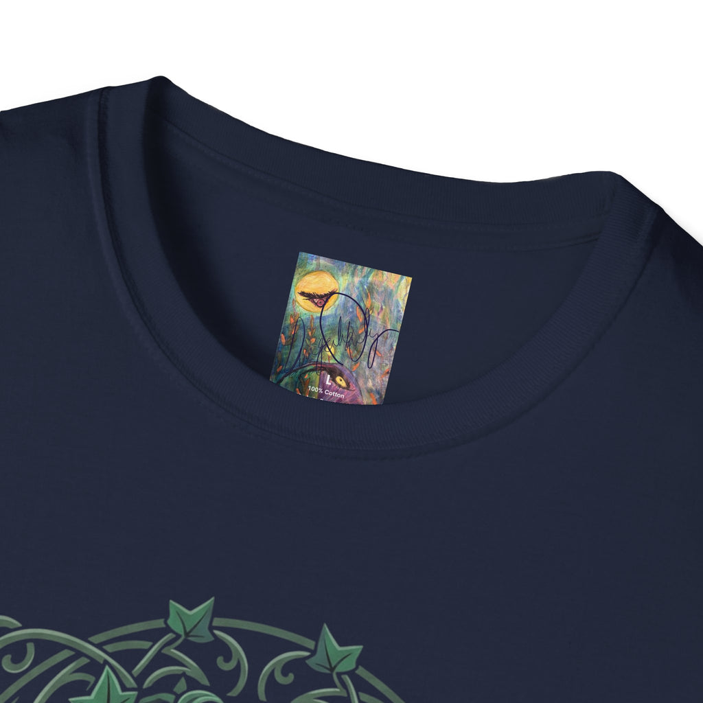 Alien Emblem T-Shirt — Green Mystic Alien Portrait Tee