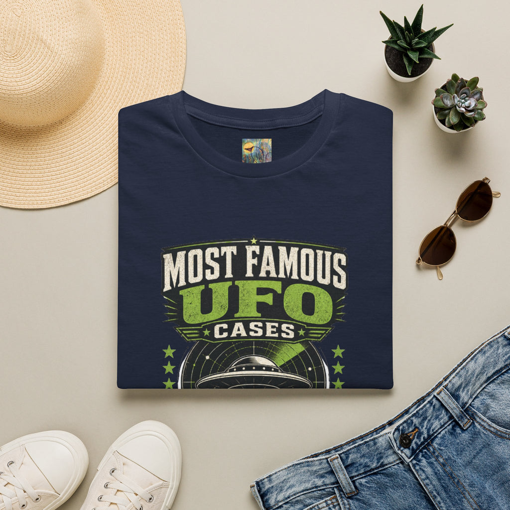 Most Famous UFO Cases T-Shirt — Roswell & Top Alien Encounters Tee