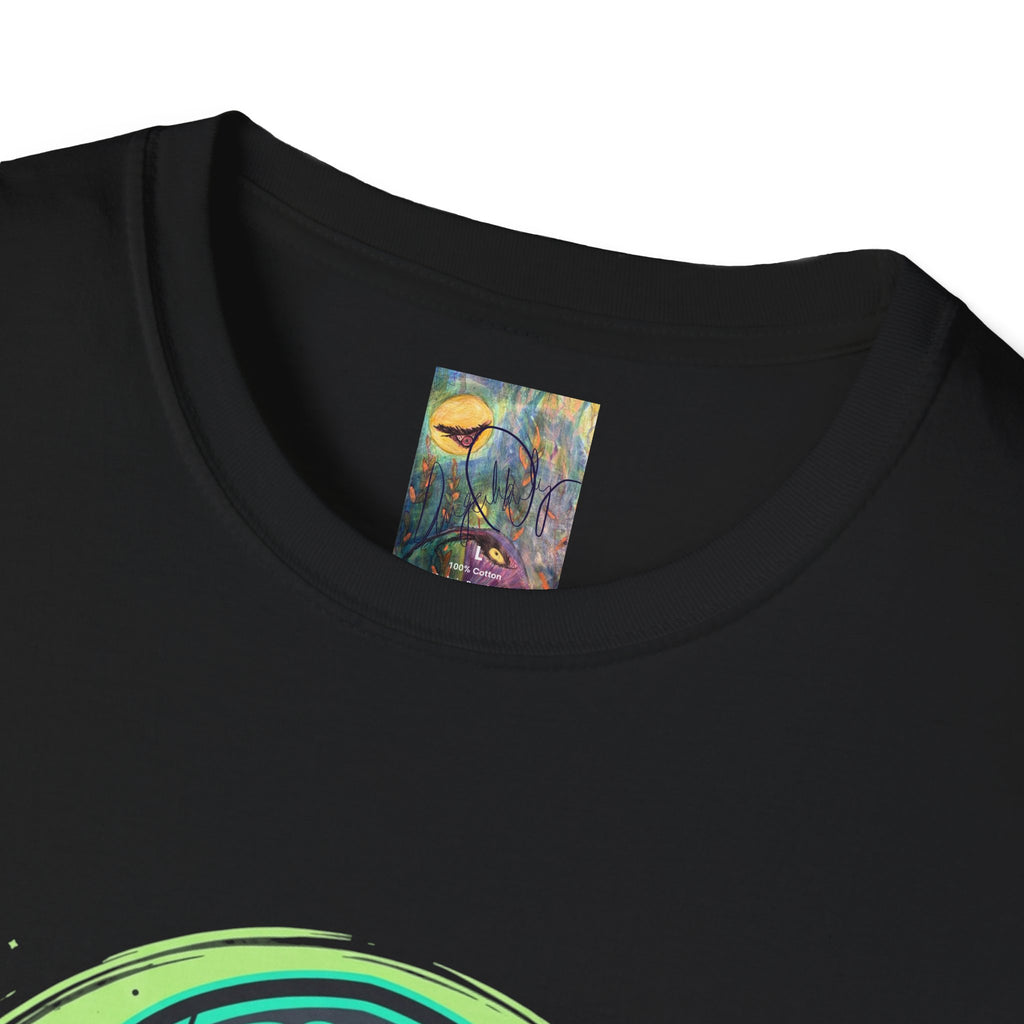 Alien Are Real T-Shirt — Neon Green Alien Face Graphic Tee