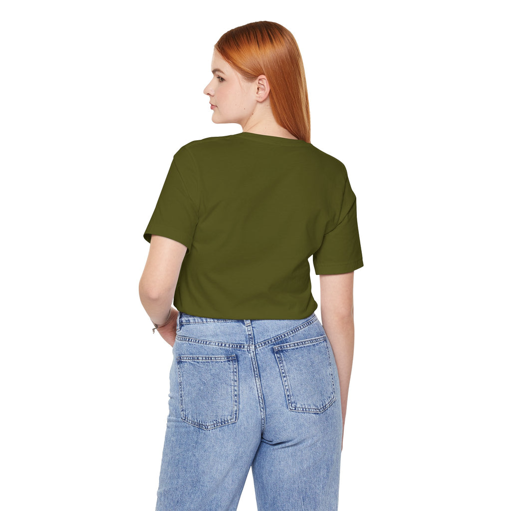 Alien Art Noveau Embrace T-Shirt — Mystical Green Alien Graphic Tee for Sci‑Fi Fans