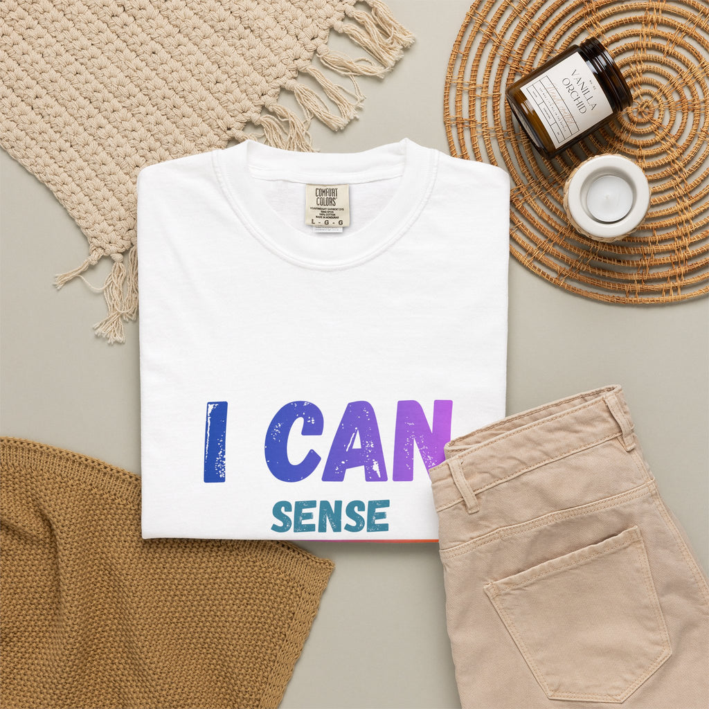I Can Sense The Presence of Aliens T-Shirt — Funny UFO Alien Graphic Tee
