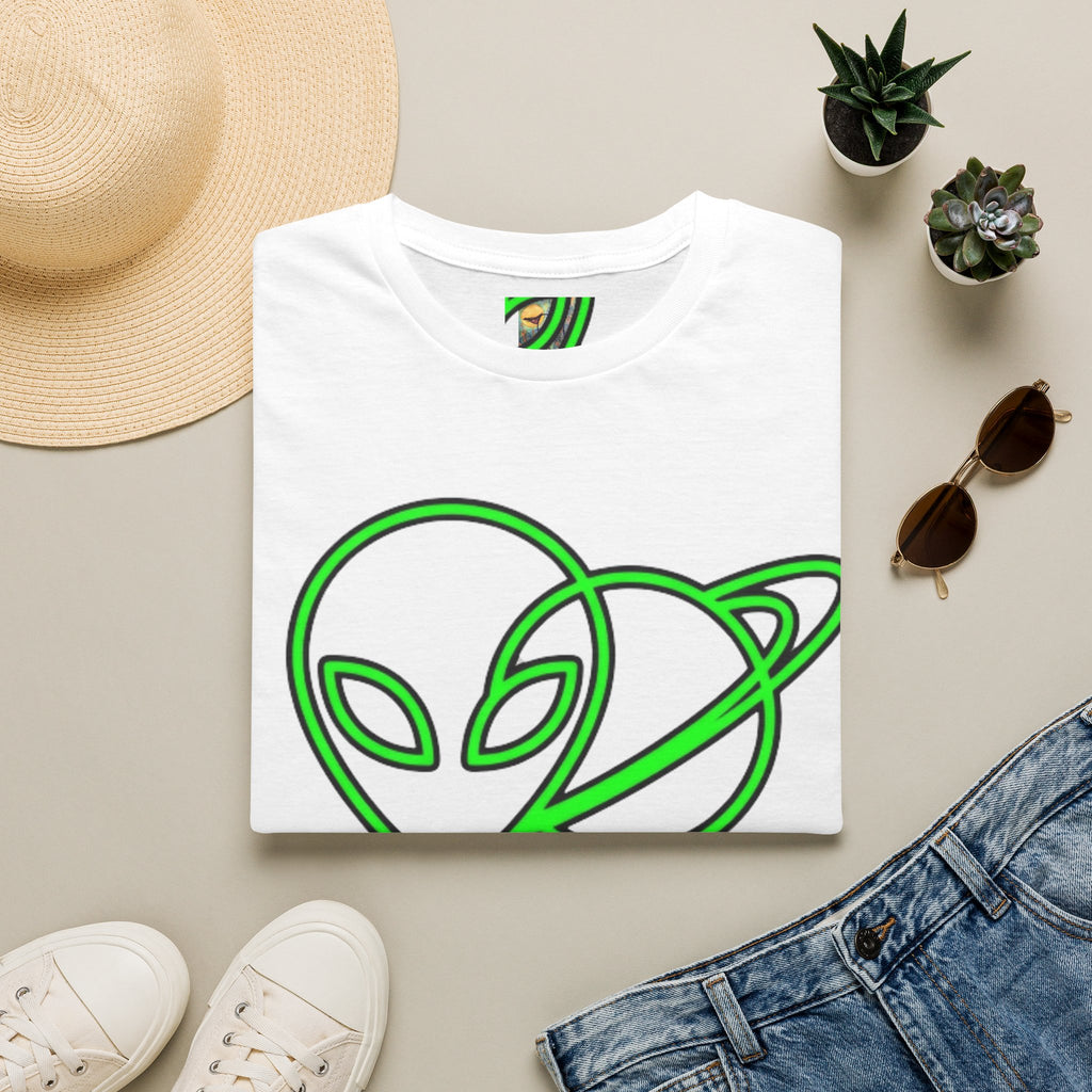 Alien Believer T-Shirt — Neon Green UFO Graphic Tee for Sci‑Fi Fans
