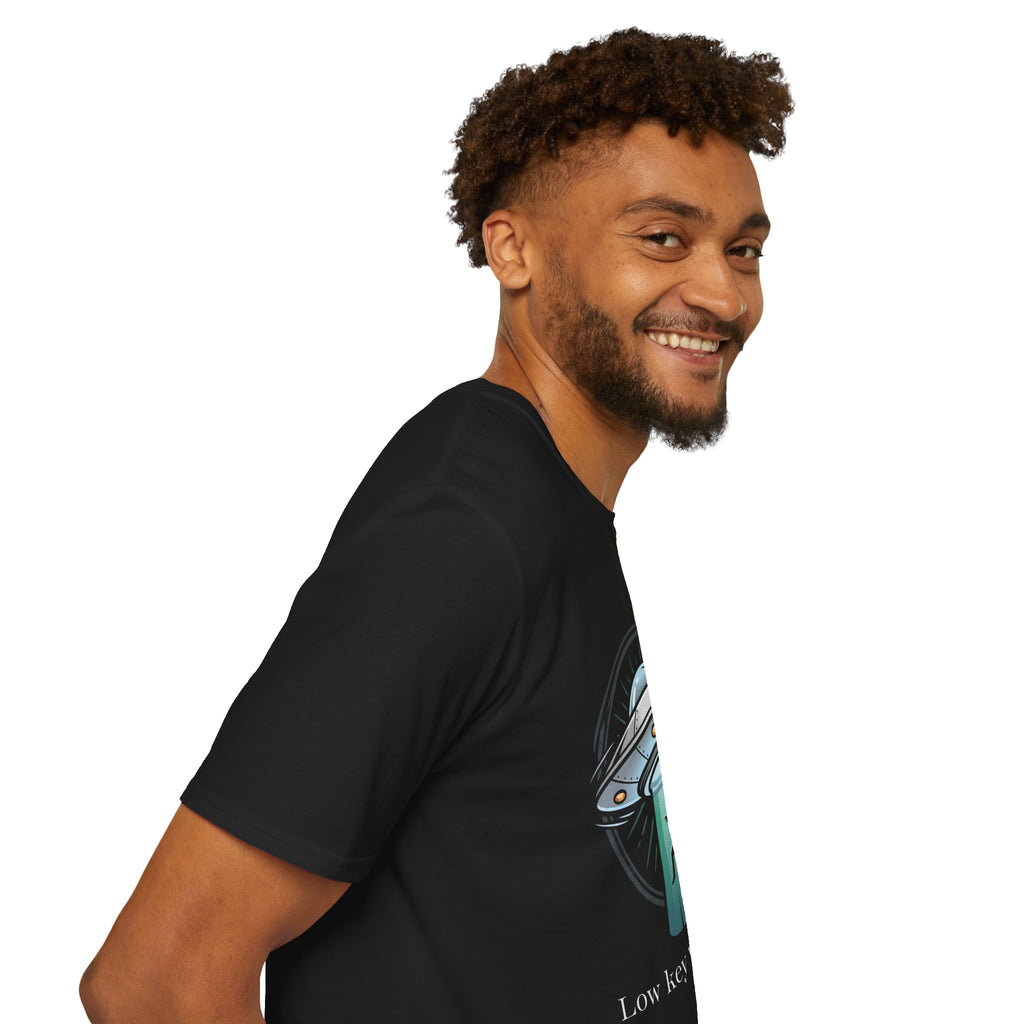 Alien Abduction T-Shirt — "Low Key Wanted This" UFO Graphic Tee