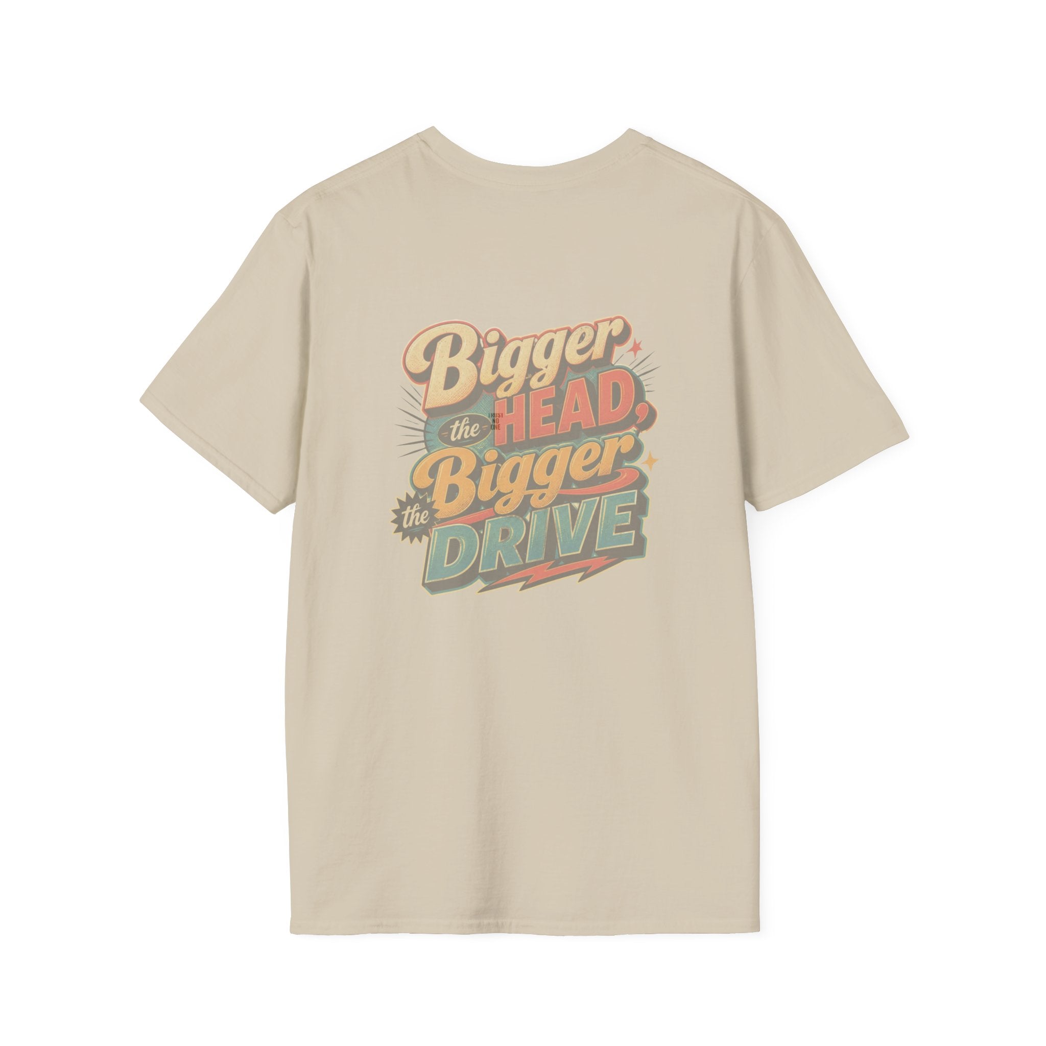 Alien Golfer T‑Shirt : The Bigger the Head, The Bigger the Drive"— Vintage Space Golf Graphic Tee