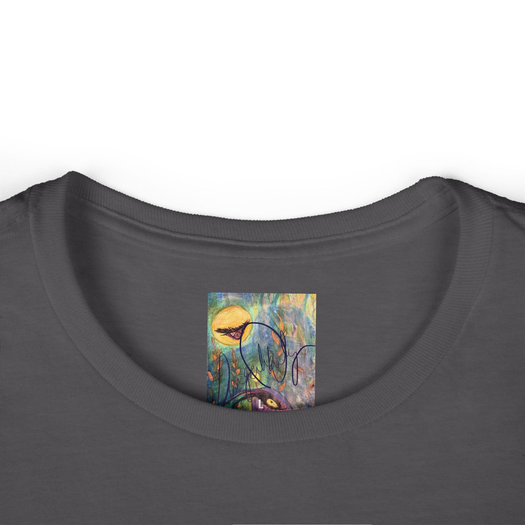 Alien Goddess Tee "They Remember What We Forget"— Women's Sci‑Fi Art Shirt
