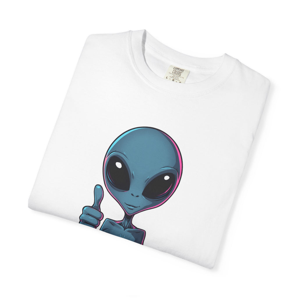 Alien Thumbs Up T‑Shirt — "Would Probe Again" 5-Star Funny UFO Tee