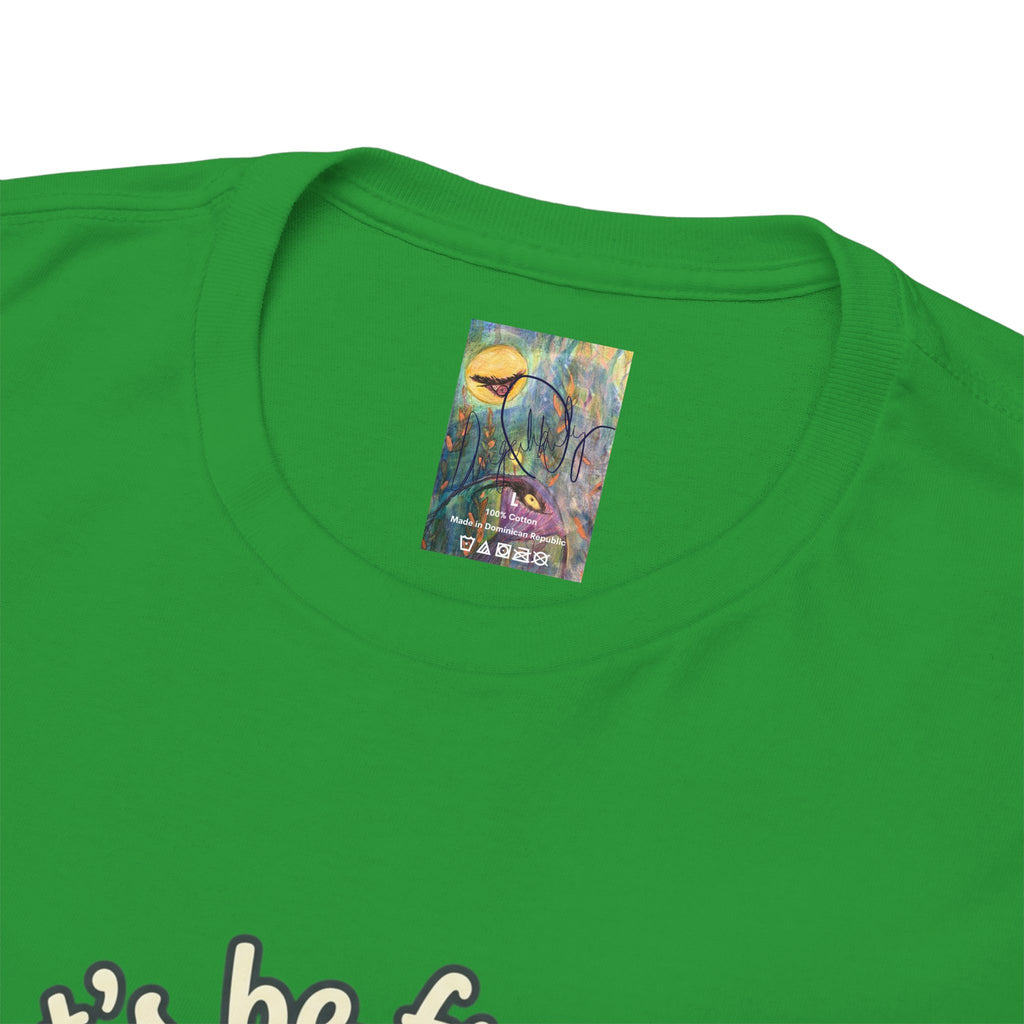 Let's Be Friends Alien T-Shirt — Cute Green Alien Graphic Tee