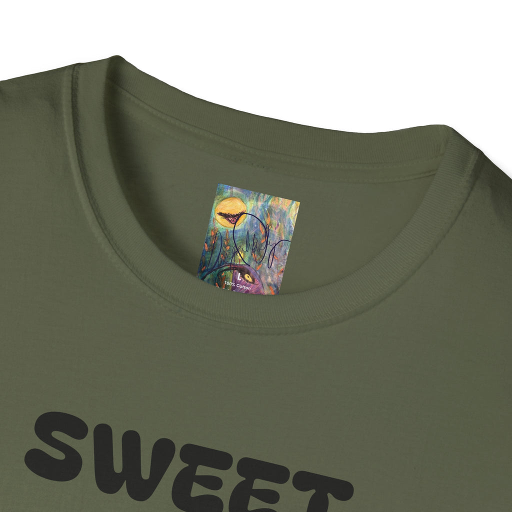 Sweet Dreams T-Shirt — Olive Alien Forest Graphic Tee