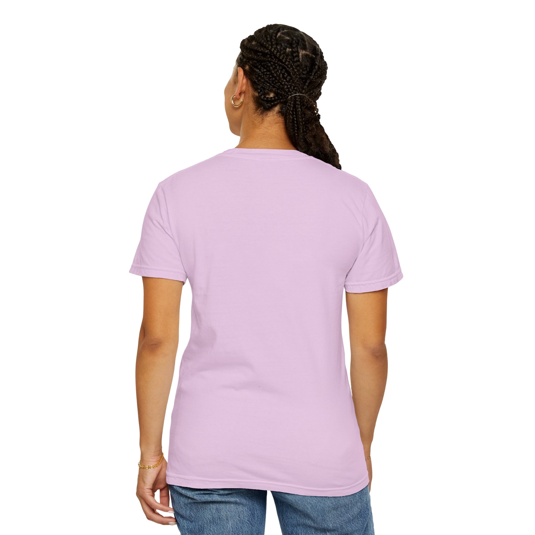 Alien Yoga T-Shirt — Purple Meditating Alien Lotus Tee