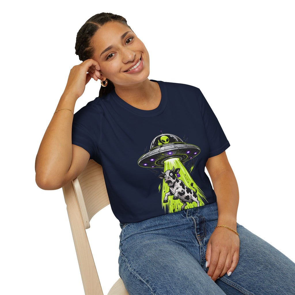 "I do what I want" T-Shirt — Alien UFO Abduction Cow Graphic Tee
