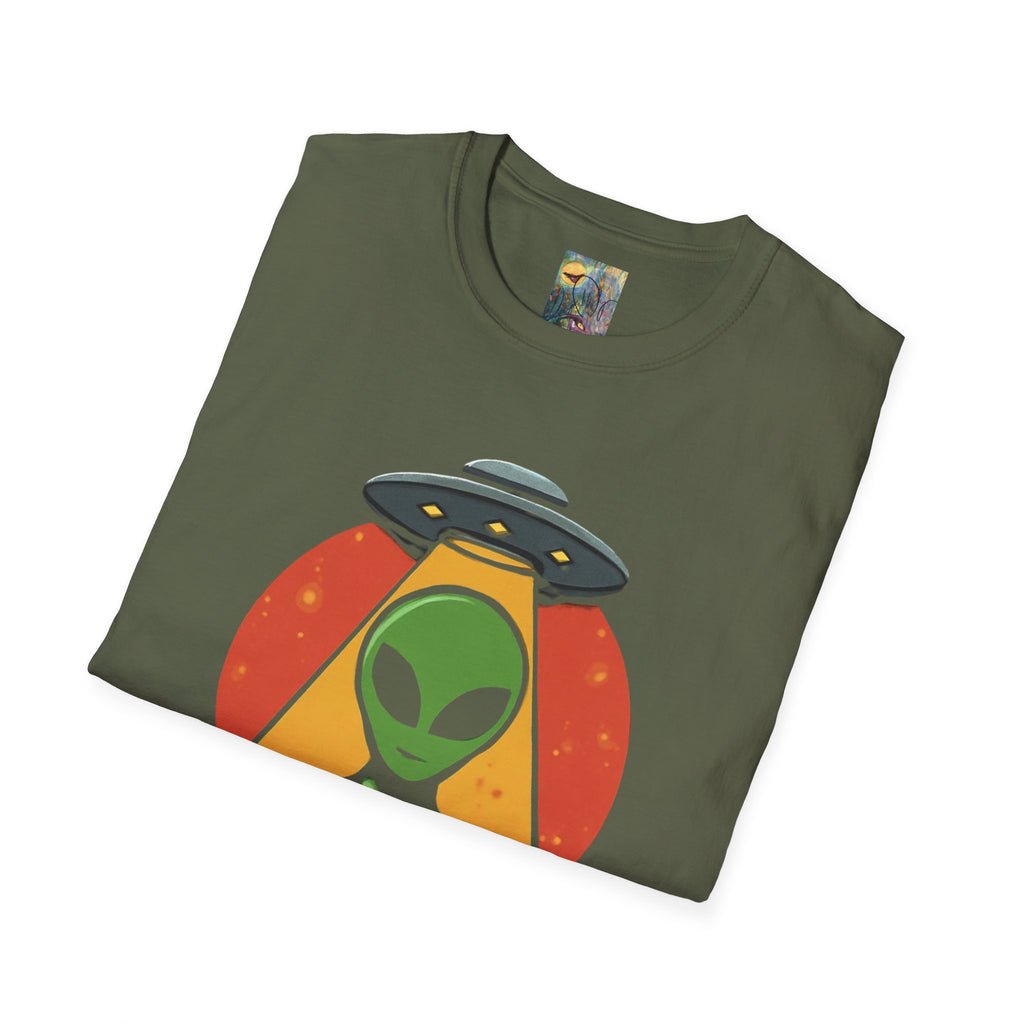 Alien UFO T-Shirt — Retro Japanese 宇宙人 Graphic Tee