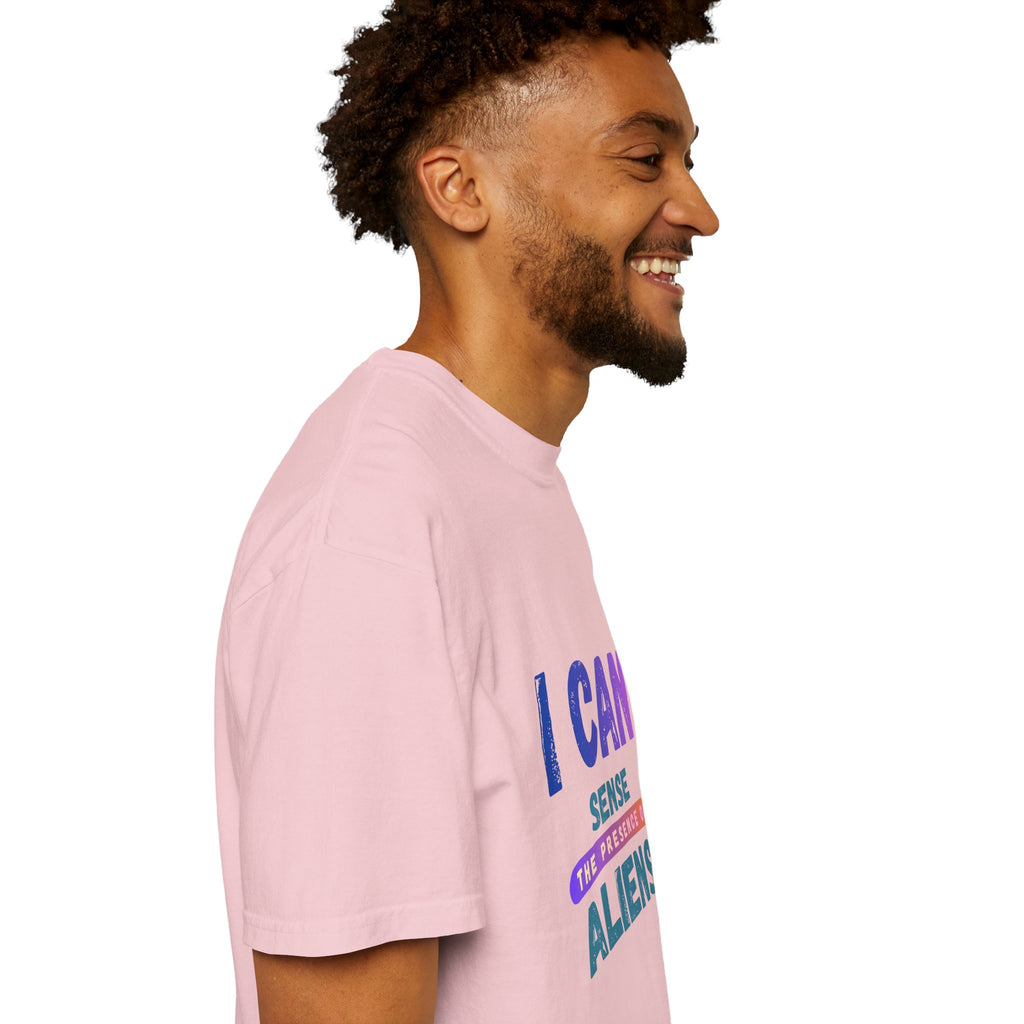 I Can Sense The Presence of Aliens T-Shirt — Funny UFO Alien Graphic Tee